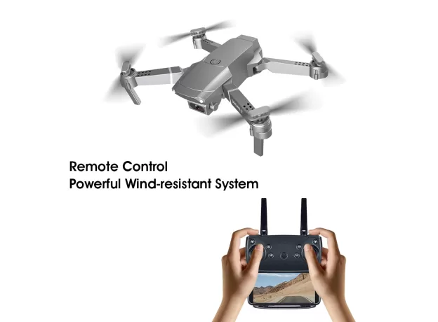 MINI DRONE HD 4K 1080P - WIFI FPV FOLDABLE RC QUADCOPTER WITH HEIGHT HOLD