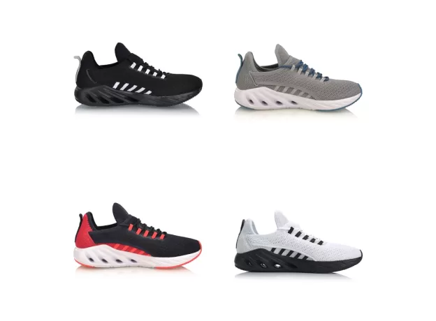 MEN LN ARC CUSHION RUNNING SHOES LIGHT WEIGHT BREATHABLE LINING LI NING COMFORT SPORT SHOES