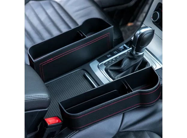 CAR SEAT CREVICE STORAGE BOX SEAT GAP SLIT POCKET CATCHER ORGANIZER