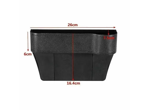 AUTO CAR SEAT CREVICE PLASTIC STORAGE BOX CUP PHONE HOLDER ORGANIZER