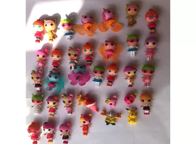 10PCS/LOT MINI LALALOOPSY BABY DOLL BULK BUTTON EYES ACTION FIGURE CHILDREN TOY JUGUETES BRINQUEDOS TOYS