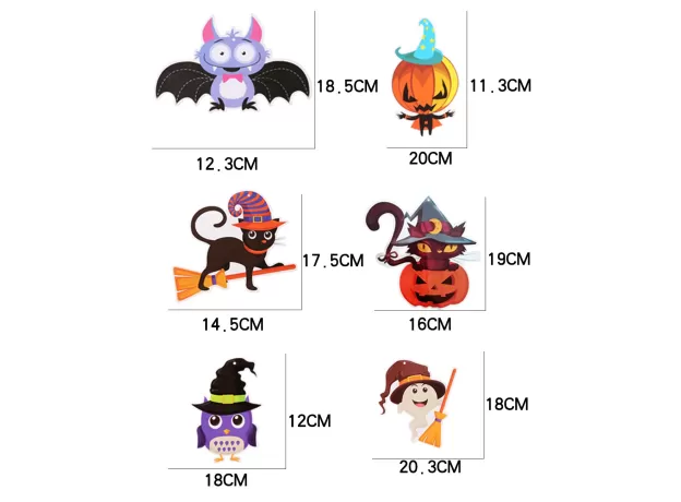 1 SET CEILING HANGING SWIRL DECORATION HALLOWEEN PARTY DECORATION