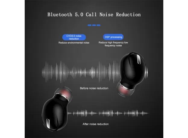 X9 MINI 5.0 BLUETOOTH EARPHONE SPORT GAMING HEADSET WITH MIC WIRELESS HEADPHONES
