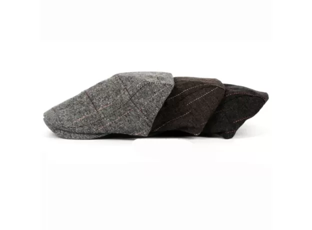 AUTUMN WINTER MEN CAP HATS BERETS BRITISH WESTERN STYLE WOOL ADVANCED FLAT IVY CAP