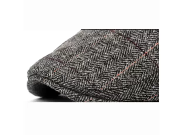 AUTUMN WINTER MEN CAP HATS BERETS BRITISH WESTERN STYLE WOOL ADVANCED FLAT IVY CAP