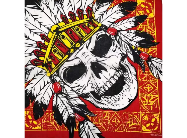 DESIGN FASHION HIP HOP 100% COTTON SKULL BANDANA SQUARE SCARF BLACK PAISLEY BICYCLE HEADBAND