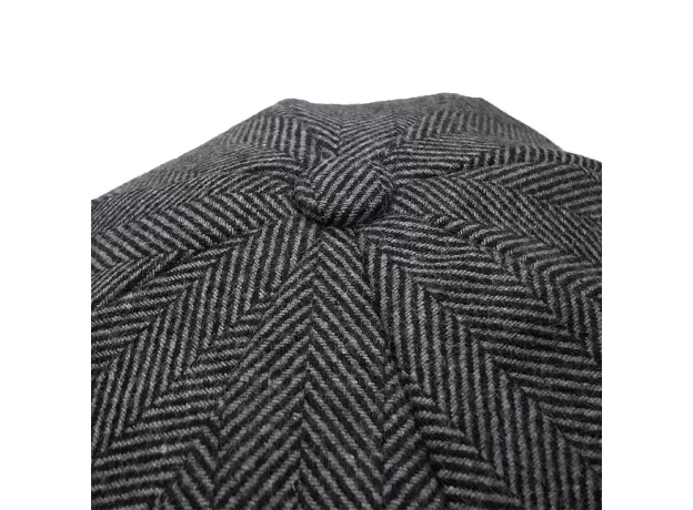 PLUS SIZE PEAKY BLINDERS MEN BERETS HAT AUTUMN NEW VINTAGE HERRINGBONE OCTAGON CAP