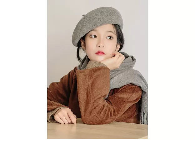 WOMEN GIRL BERET FRENCH ARTIST WARM WOOL WINTER BEANIE HAT