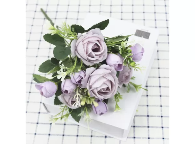 A BUNCH OF BEAUTIFUL ARTIFICIAL PEONY ROSES SILK FLOWERS DIY HOME GARDEN PARTY WEDDING DECORATION