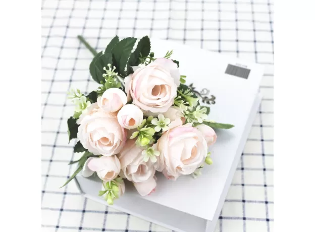 A BUNCH OF BEAUTIFUL ARTIFICIAL PEONY ROSES SILK FLOWERS DIY HOME GARDEN PARTY WEDDING DECORATION