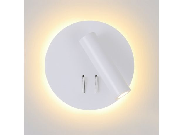 LED Wall Lamp with switch 3W spotligh 6W backlight free rotation Sconce indoor wall light