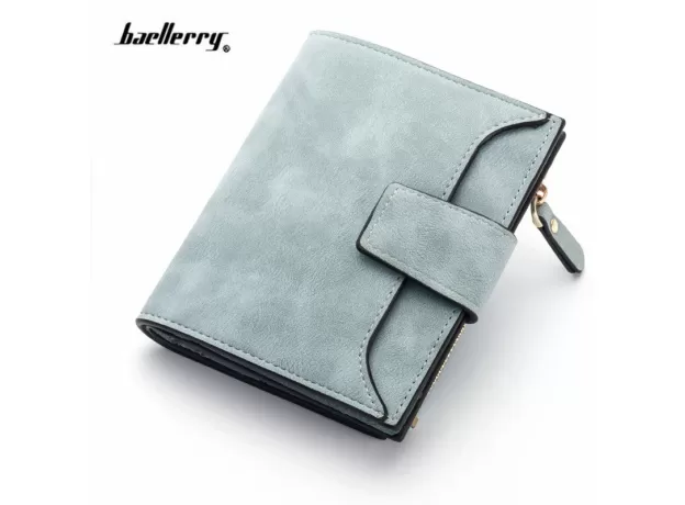 LEATHER WOMEN WALLET HASP SMALL AND SLIM COIN POCKET PURSE WOMEN WALLETS CARDS HOLDERS