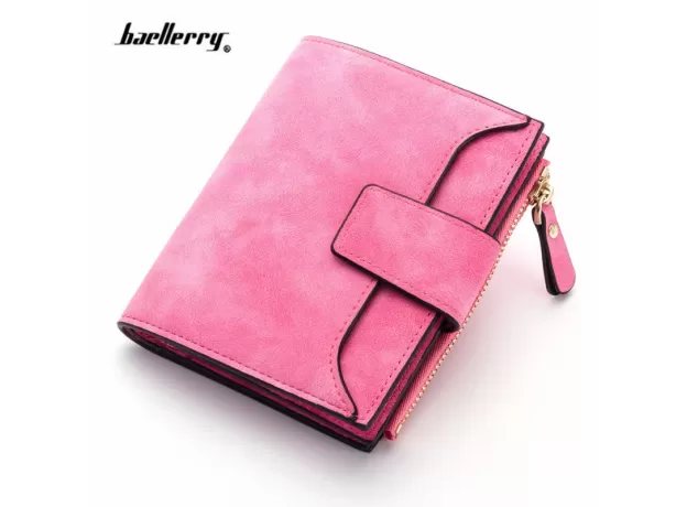 LEATHER WOMEN WALLET HASP SMALL AND SLIM COIN POCKET PURSE WOMEN WALLETS CARDS HOLDERS