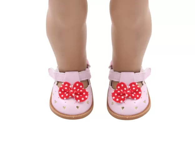 CUTE DOLL SHOES 7CM HIGH-QUALITY BOW CARTOON SKULL PATTERN MINI SHOES