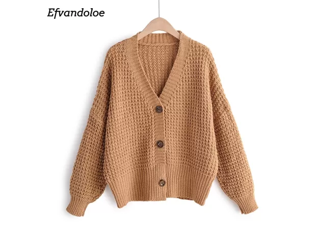 CARDIGAN SWEATER WOMEN WINTER CLOTHES KARDIGAN KNITTED FALL SWEATERS FEMALE JUMPER JACKET