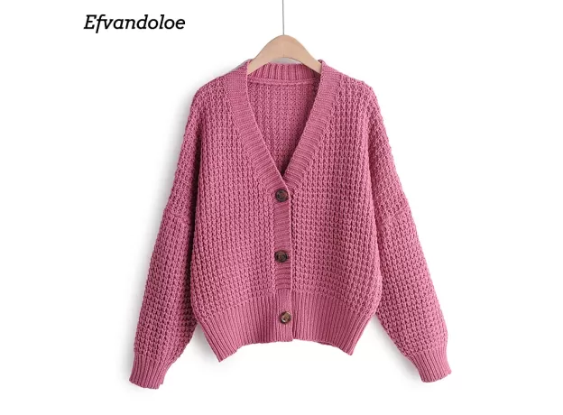 CARDIGAN SWEATER WOMEN WINTER CLOTHES KARDIGAN KNITTED FALL SWEATERS FEMALE JUMPER JACKET