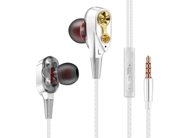 WIRED EARBUDS HEADPHONES 3.5MM IN EAR EARPHONE