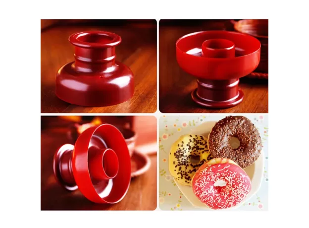 1PC DONUT MOLD DESSERT DOUGHNUT DONUT MAKER CUTTER DIY CAKE MOULD FONDANT DECOR