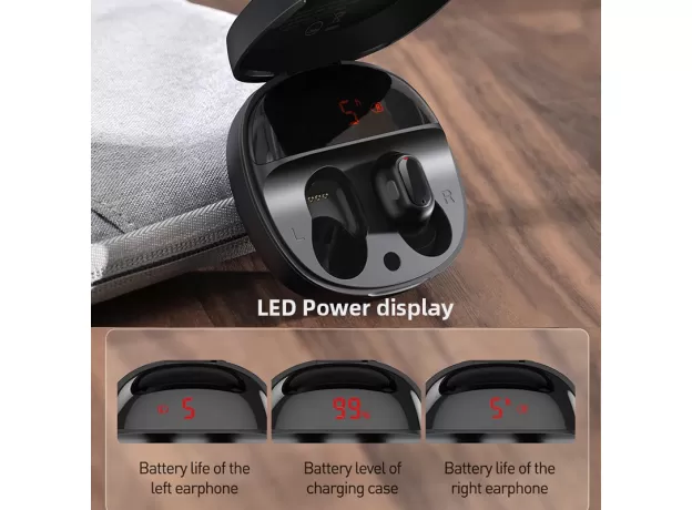 PLUS WIRELESS HEADPHONES TWS BLUETOOTH 5.0 EARPHONES STEREO SPORTS WATERPROOF HEADSETS
