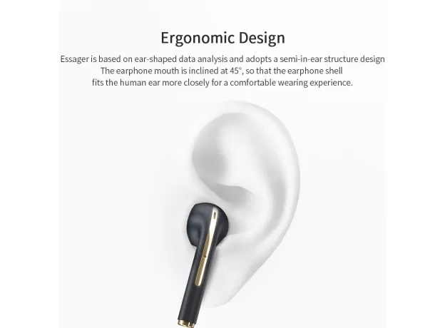 WIRELESS HEADPHONE BLUETOOTH EARPHONE IN EAR HEADSET TRUE WIRELESS EARBUDS