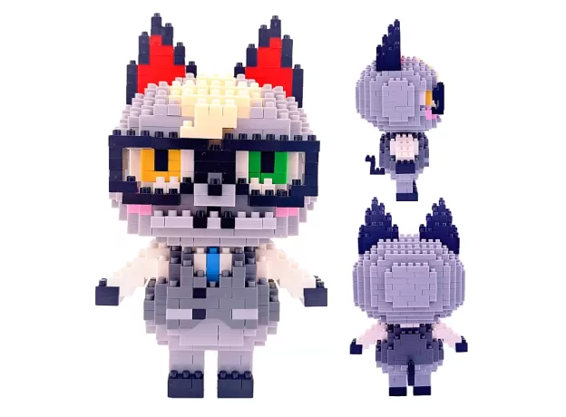 1PC ANIMAL CROSSING BLOCKS LEGATING RAYMOND 3D MODEL DIY MINI DIAMOND BLOCKS BRICKS BUILDING