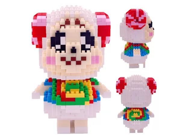 1PC ANIMAL CROSSING BLOCKS LEGATING RAYMOND 3D MODEL DIY MINI DIAMOND BLOCKS BRICKS BUILDING