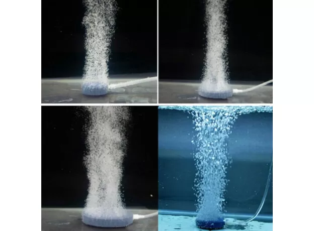 BUBBLE STONE AERATOR FOR AQUARIUM FISH TANK PUMP HYDROPONIC OXYGEN PLATE MINI AIR PUMP
