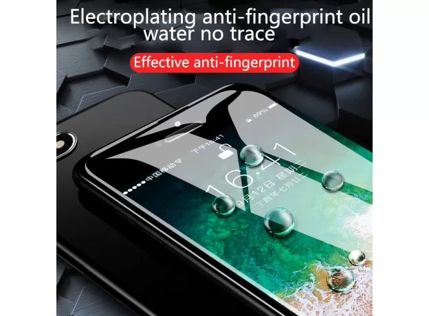 FULL COVERAGE TEMPERED GLASS FOR IPHONE SCREEN PROTECTOR GLASS IPHONE  PROTECTIVE GLASS