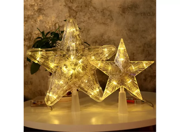 NOEL NEW YEAR DECORATION CHRISTMAS TREE FIVE-POINTED STAR LED LIGHTS GARLAND FAIRY LIGHTS