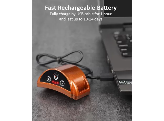 DOG BARK COLLAR PET TRAINING COLLAR RECHARGEABLE BARKING STOP COLLAR 2 MODES SOUND STATIC SHOCK