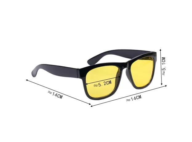 1PC ANTI-GLARE NIGHT VISION DRIVER GOGGLES NIGHT DRIVING ENHANCED LIGHT GLASSES FASHION GOGGLES