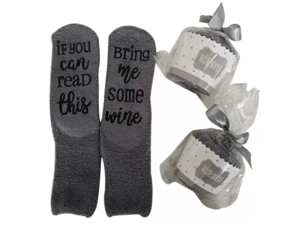 CHRISTMAS SOCKS WINE GIFTS FOR WOMEN CHRISTMAS PRESENT FUNNY GIFTS FOR MOM GRANDMA