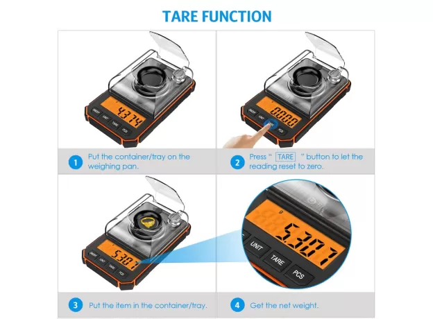 DIGITAL SCALE PORTABLE MINI SCALE PRECISE GRADUATION PROFESSIONAL POCKET SCALE MILLIGRAM
