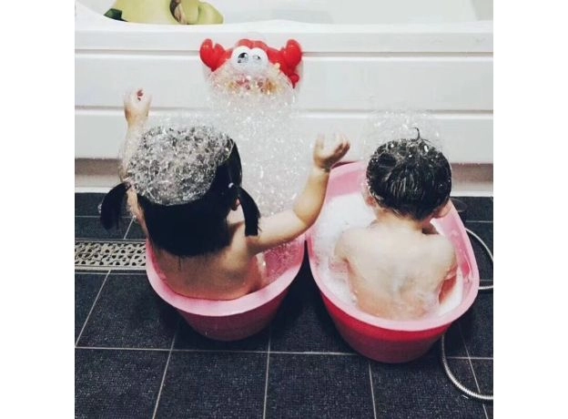 MUSIC BABY BATH TOY BATHTUB SOAP MACHINE AUTOMATIC BUBBLE MAKER BABY BATHROOM FUNNY TOY