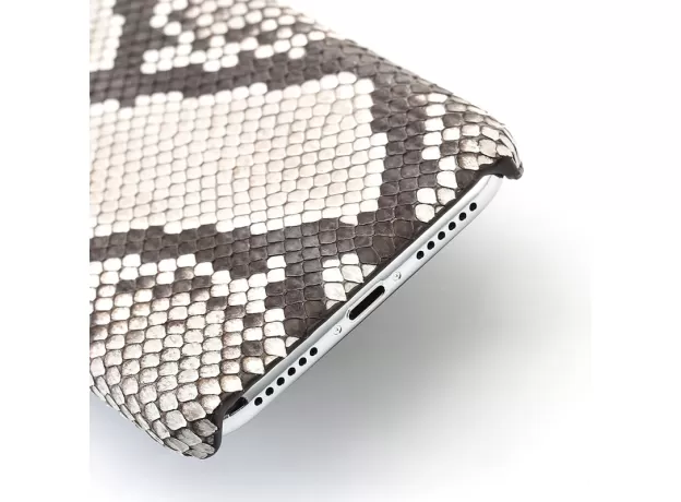 PYTHON LEATHER PHONE CASE FOR IPHONES  SNAKESKIN COVER MOBILE CASE
