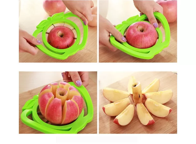 KITCHEN ASSIST APPLE SLICER CUTTER PEAR FRUIT DIVIDER APPLE PEELER