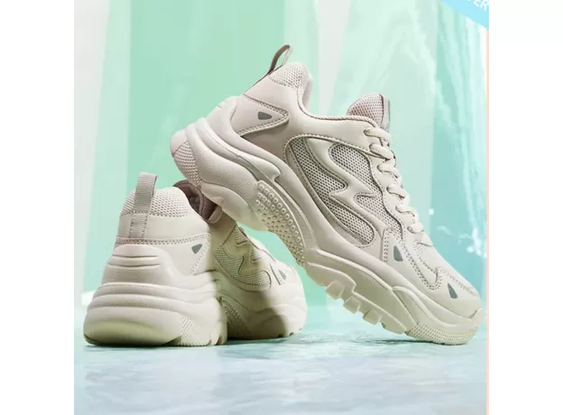 RUNNING SHOES WOMEN PLATFORM HEIGHT-INCREASING CASUAL WALKING SHOES