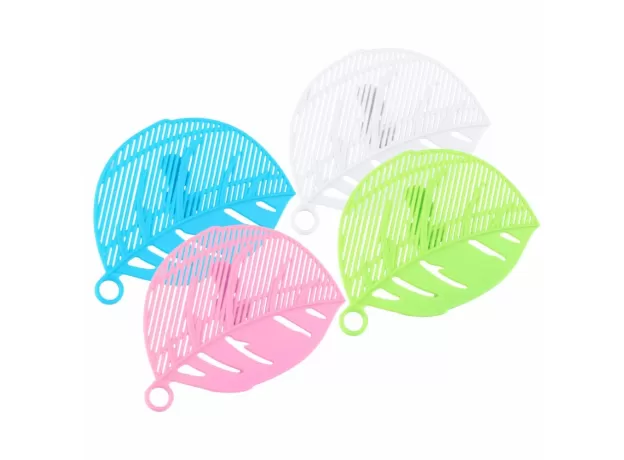 LEAF SHAPE DURABLE CLEAN RICE WASH SIEVE BEANS PEAS CLEANING GADGET