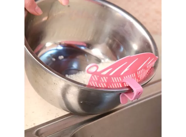 LEAF SHAPE DURABLE CLEAN RICE WASH SIEVE BEANS PEAS CLEANING GADGET