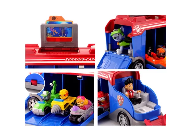 PAW PATROL RESCUE BUS DOG PATRULLA CANINA – ANIME VEHICLE PLASTIC TOY