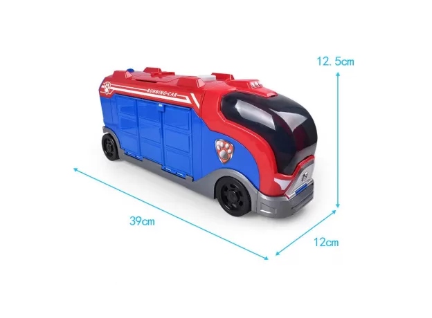 PAW PATROL RESCUE BUS DOG PATRULLA CANINA – ANIME VEHICLE PLASTIC TOY