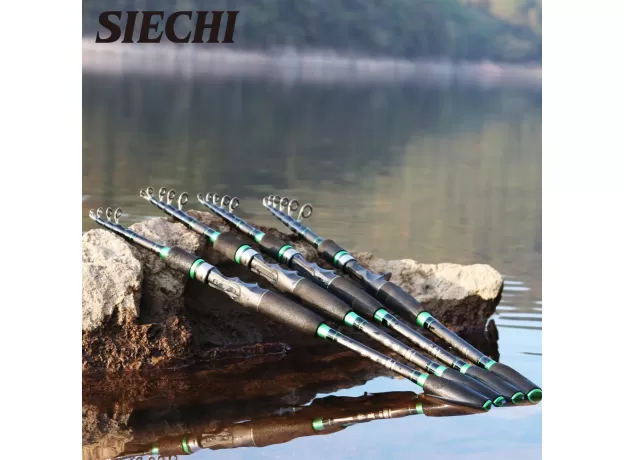 CARBON ROD TELESCOPIC FISHING ROD CASTING SPINNING ROD