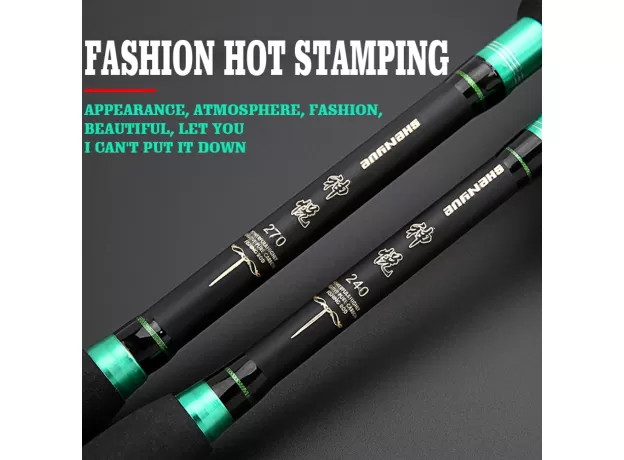 CARBON ROD TELESCOPIC FISHING ROD CASTING SPINNING ROD