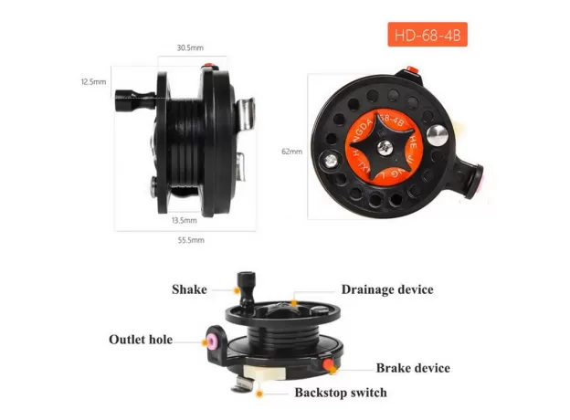 FISHING REELS BALL BEARINGS REELS MINI FISHING REEL CARP FISHING