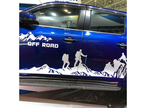 Stickers For Ford Ranger Raptor Side Stripes Sticker Decals 4x4 Off-Road  Vinyl
