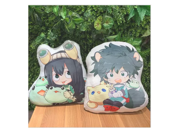 MY HERO ACADEMIA PILLOW TOY ANIME IZUKU BAKUGOU TODOROKI TSUYU KIRISHIMA