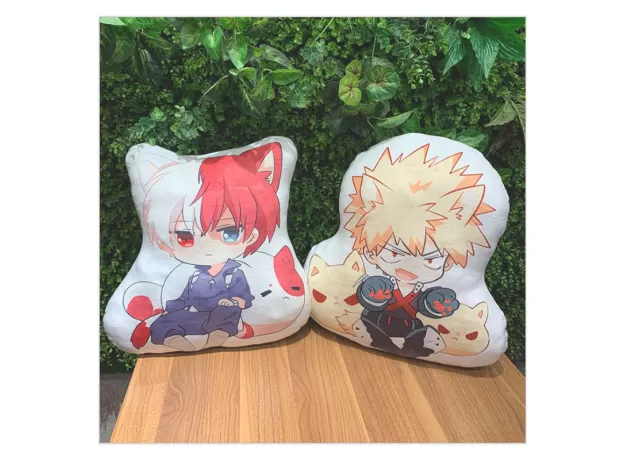 MY HERO ACADEMIA PILLOW TOY ANIME IZUKU BAKUGOU TODOROKI TSUYU KIRISHIMA