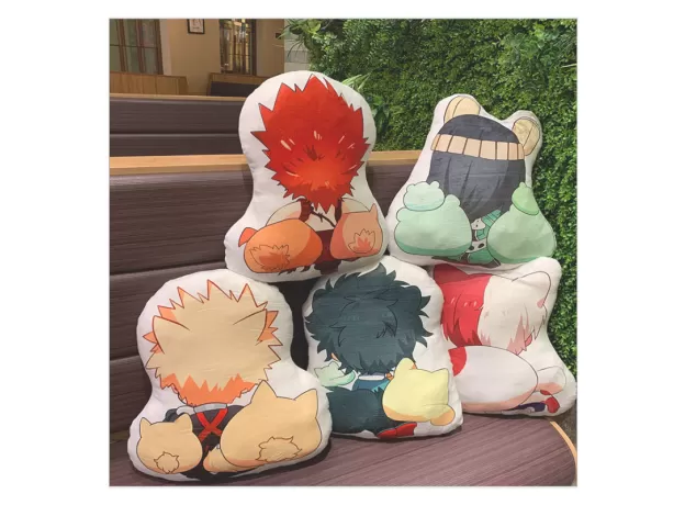 MY HERO ACADEMIA PILLOW TOY ANIME IZUKU BAKUGOU TODOROKI TSUYU KIRISHIMA
