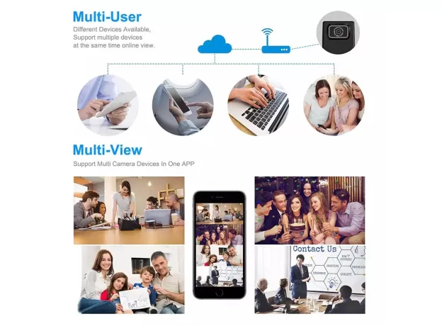 HD 4K MINI CAMERA MINI WIRELESS DIY PORTABLE WIFI IP NIGHT VISION REMOTE VIEW P2P MICRO