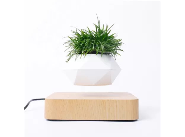 LEVITATING AIR BONSAI POT ROTATION FLOWER POT PLANTERS MAGNETIC FLOATING POT